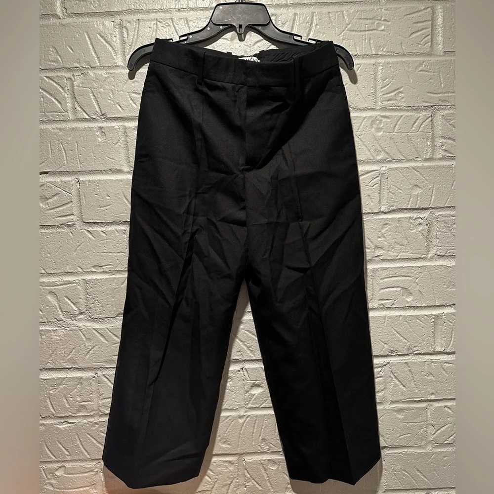 New Givenchy Wool Tailored Cropped Trousers Size 36